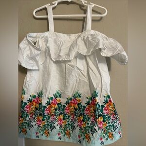 Janie and Jack Floral Cold Shoulder Top 12